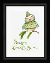 Blue Birds Branch Fine Art Print