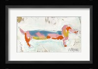 Doxie on Reclaimed Wood Fine Art Print