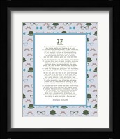 If by Rudyard Kipling - Retro Blue Fine Art Print