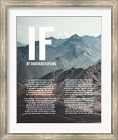 If by Rudyard Kipling - Mountains Fine Art Print