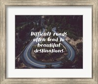 Difficult Roads Strength Forest Fine Art Print