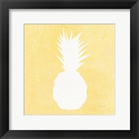 Tropical Fun Pineapple Silhouette II Fine Art Print