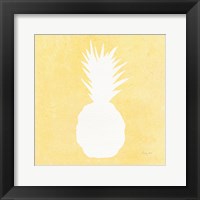Tropical Fun Pineapple Silhouette II Fine Art Print