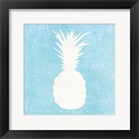Tropical Fun Pineapple Silhouette I Fine Art Print