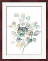 Eucalyptus III White Fine Art Print