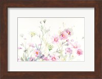 Queen Annes Lace and Cosmos on White Fine Art Print