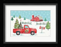 Christmas in the Country I Framed Print