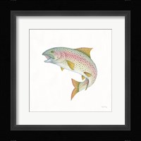 Gone Fishin Rainbow Framed Print