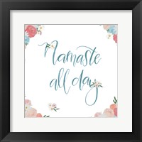 Spirit Stallion VIII Blush and Teal Framed Print