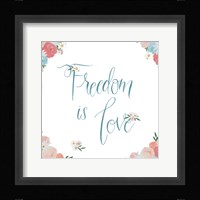 Spirit Stallion VII Blush and Teal Framed Print