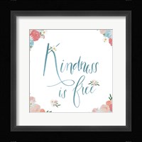 Spirit Stallion V Blush and Teal Framed Print