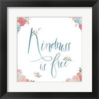 Spirit Stallion V Blush and Teal Framed Print