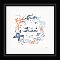 Simple Sea III Framed Print