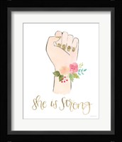 Girl Power X Framed Print