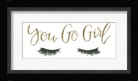 Girl Power V Framed Print