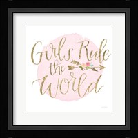 Girl Power III Framed Print