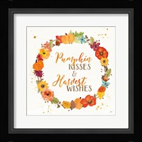 Harvest Wishes II Framed Print