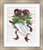 Holiday Sports III on White Wood Fine Art Print