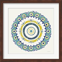 Lakai Circle II Blue and Yellow Fine Art Print