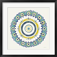 Lakai Circle II Blue and Yellow Fine Art Print