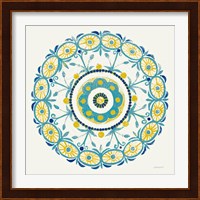 Lakai Circle I Blue and Yellow Fine Art Print
