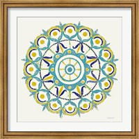 Lakai Circle V Blue and Yellow Fine Art Print