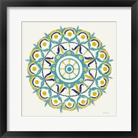 Lakai Circle V Blue and Yellow Fine Art Print