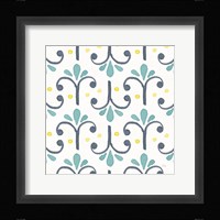 Garden Getaway Pattern XIV Framed Print