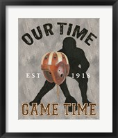 Game Day IV Framed Print