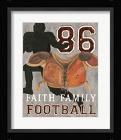 Game Day III Framed Print
