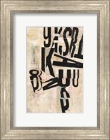 Type Abstraction I Fine Art Print