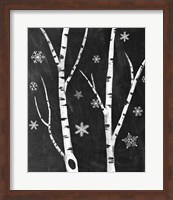 Snowy Birches IV Fine Art Print