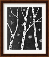 Snowy Birches III Fine Art Print