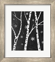 Snowy Birches III Fine Art Print