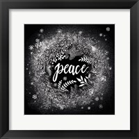 Frosty Peace Framed Print