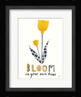 Bloom Boldly IV Framed Print