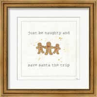 Christmas Cuties VI - Just be Naughty and Save Santa the Trip Fine Art Print