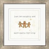 Christmas Cuties VI - Just be Naughty and Save Santa the Trip Fine Art Print