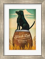 Black Lab Whiskey Fine Art Print
