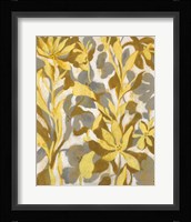 Painted Tropical Screen I Framed Print