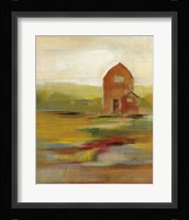 Hillside Barn II Framed Print