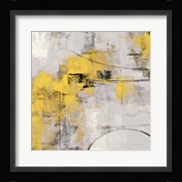 Stone Gardens II Yellow Framed Print