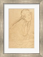 Seated Woman, Viewed from the Side Fine Art Print