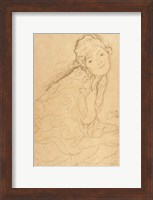 Seated Woman, Viewed from the Side Fine Art Print