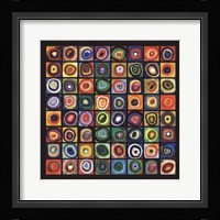 Color of Squares Framed Print
