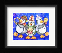 Penguin Percussion Framed Print