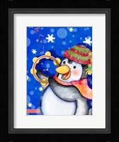 Penguin Tambourine Fine Art Print