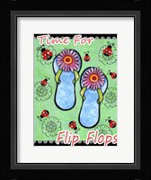 Daisy Flip Flops Fine Art Print