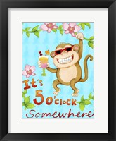 Swinging Vine Framed Print