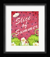 Slice of Summer Framed Print